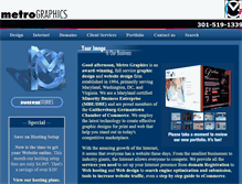 Tablet Screenshot of metrographics.com